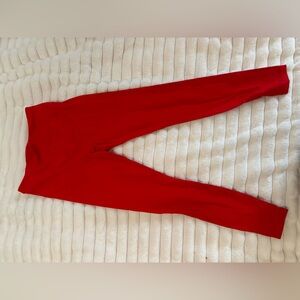 Athleta high rise leggings in cardinal